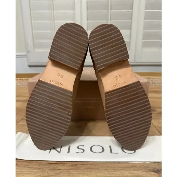 Nisolo Eva Everyday Chelsea Boots Almond Leather Size 8.5 NIB Versatile Comfy - Picture 11 of 14